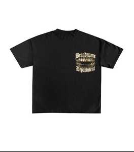 2025 High Quality 100% Cotton Trending Baggy Fit T-Shirt Custom Screen Printing Low MOQ with Custom Logo Wholesale - Product Image 2