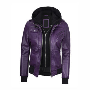 Chaqueta de cuero genuino para mujer personalizada de tendencia 2025 último diseño con mangas largas transpirable y cálida - Product Image 3