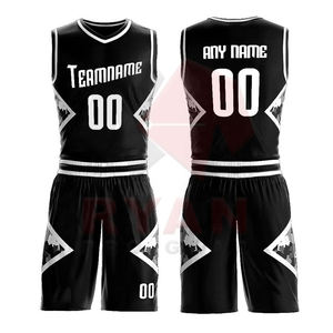 Uniforme de Baloncesto con Diseño 3D de Última Generación, Sublimado, de Poliéster, Secado Rápido, Transpirable, Personalizado para Equipos y Fiestas - Product Image 6