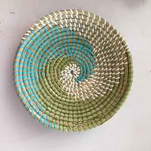 Decoración de pared de hierba marina – Arte de pared de cesta bohemia tejida a mano para una decoración elegante del hogar desde Vietnam - Product Image 3