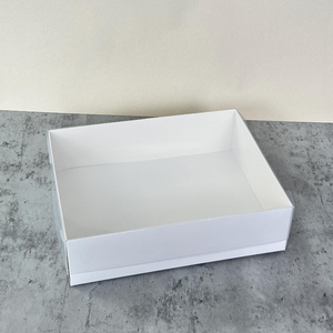 Scatola Personalizzata per Alimenti con Coperchio Trasparente, 5 Pezzi 25x20x7cm, Nera o Bianca, <span class=keywords><strong>Perfetta</strong></span> per Biscotti e Cioccolatini - Product Image 5