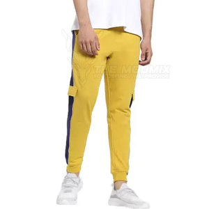 Private Label Men's Casual Straight Mid Waist Heavyweight Jogger Pants Quick Dry Breathable Polyester/Cotton Low MOQ Hot Sale - Product Image 4