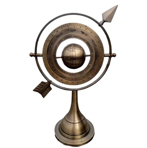 Decoraciones náuticas hechas en latón fabricante Armillary decoración del hogar artesanías náuticas esculturas de Metal para decoración del hogar - Product Image 1