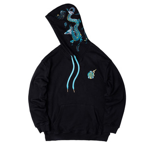 2024 venta completa cremallera bordado desgastado sin dobladillo sudaderas con capucha para hombres marca privada sudaderas con capucha de alta calidad - Product Image 4