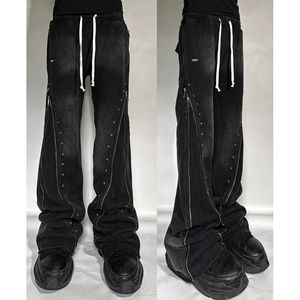 Pantalon de survêtement décontracté en toile confortable pour homme avec boutons, respirant, séchage rapide, écologique, prix direct usine - Product Image 3