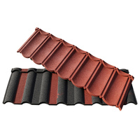 Tuiles de toit en acier revêtues de pierre Classic Bond pour appartements et maisons