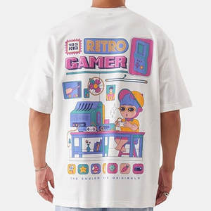 Camiseta Extra Grande de Moda para Hombre 2025, Camiseta Cómoda para el Verano, Precio de Fábrica, Mejor Material, Camiseta Extra Grande - Product Image 4