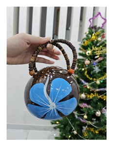 Nouveau sac à main tendance en coquille de noix de coco sac fourre-tout à la mode pour les femmes fabriqué au Vietnam avec le meilleur prix sur le marché - Product Image 1