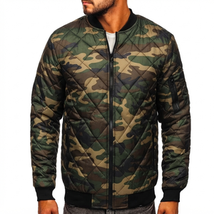 Ostriya Intl Casual Wear <b>Men's</b> Bomber <b>Jacket</b> High Quality Customized Color Quick Dry Breathable Winter Outerwear V-neck Regular - Product Image 3