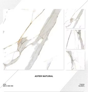 Usine de Foshan Vente de sol en porcelaine émaillée polie Carreaux de céramique antidérapants Carreaux de sol en céramique 600x600 Carreaux de sol - Product Image 5