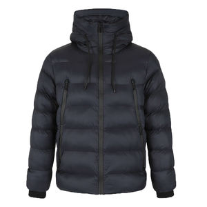 Trendy style <b>men</b> fully Customized Padded <b>Jacket</b> 100% polyester Bubble Puffer Hooded coat winter quilted <b>jacket</b> - Product Image 5