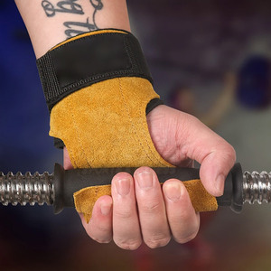 Gym <b>Wrist</b> Straps Custom Lifting grip pads <b>Band</b> <b>For</b> Fitness 2025 WeightLifting grip pads - Product Image 2