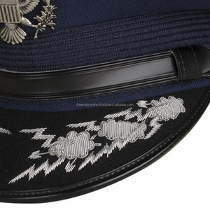 Gorra ajustable unisex de tela de alta calidad hecha de lana Multi-Captain Air-Force - Product Image 5
