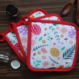 Premium Quality Pure Cotton <b>Pot</b> <b>Holder</b>, Latest Kitchen Design with Customized Branding India - Product Image 1