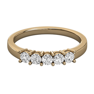 แหวนเพชรทรงบริลเลียนต์สำหรับผู้หญิง 9K LAB GROWN DIAMOND - Product Image 1