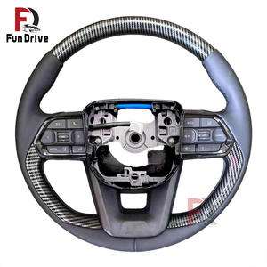 Volant en bois cousu à la main, très vendu, pour Allion Premio LC300 Vios Harrier Hilux Vigo 79 Series Raize Avalon <span class=keywords><strong>Aqua</strong></span> - Product Image 3