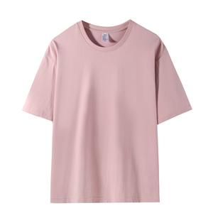 Camisetas gráficas con diseños personalizados y logotipos para hombre, camisetas de gran tamaño unisex transpirables con serigrafía para hombre y mujer, 100% de algodón - Product Image 4