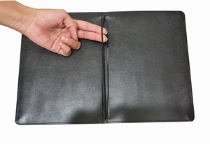 Cubierta de libro de menú de cuero PU Premium - Product Image 4