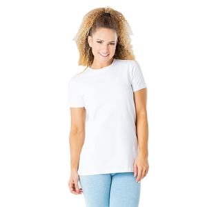 Camisetas Deportivas de Manga Corta para Mujer, de Alta Calidad, Ajustadas, Elásticas, Lisas, Personalizadas, al por Mayor, de Venta Caliente - Product Image 2