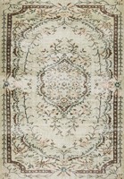 Tapis turc tissé à la machine Adiva Gaziantep, technique Jacquard, motif géométrique, poils courts, polyester fin, lavable en machine, antidérapant