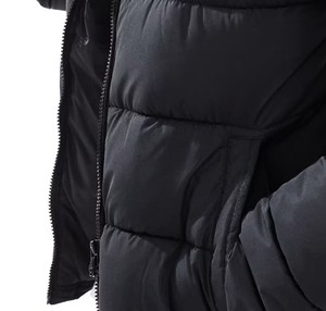 Vente en gros Doudoune matelassée personnalisée légère, imperméable, coupe-vent Baggy surdimensionné à capuche pour hommes Blouson bombardier veste épaisse - Product Image 5