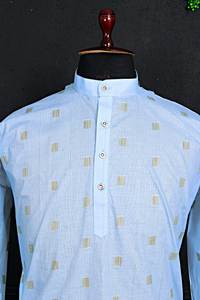 Exclusivo estilo Premium seda Jequard Kurta indio pakistaní étnico algodón desgaste para fiestas bodas festivales varias ocasiones - Product Image 3