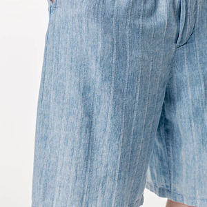 Nuevo diseño de pantalones cortos para hombre, conjunto de pantalones cortos de tela vaquera con textura de diseño estampado, ropa informal, conjunto de pantalones cortos para hombre, ropa de verano, pantalones cortos para hombre - Product Image 5