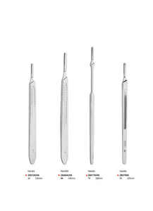 Manche de scalpel chirurgical à pointe ronde et courbée, manche de scalpel dentaire disponible avec des tailles personnalisées et des services OEM par Life Care Inst. - Product Image 5