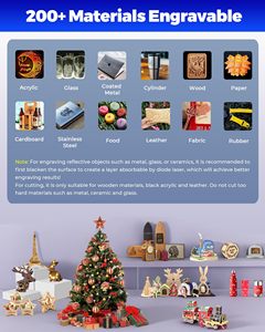 Atomstack Swift Laser <span class=keywords><strong>Engraver</strong></span> cho người mới bắt đầu 12000mW đầu ra Laser Cutter 300x300 mét khu vực làm việc máy khắc Swift 12 Wát - Product Image 4