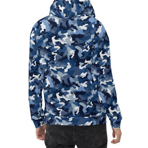 Breathable Men's Cotton Fleece Camo <b>Hoodie</b> Winter Warm 330 GSM Fitness Sports Workout Sweatshirt <b>Hoodie</b> With Pocket - Product Image 2