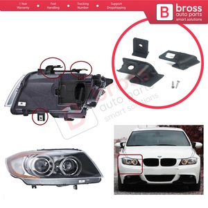 Soporte de Reparación para Faro Delantero BHL40, Juego de Soportes de Montaje, Lado Derecho, para Serie 3 E90 E91 E92 E93 63116942726 - Product Image 5
