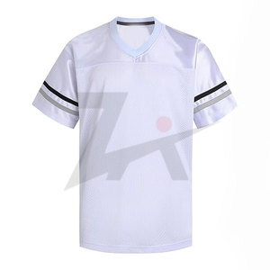 Ropa de calle personalizada Jersey con efecto envejecido Diseño de uniforme de fútbol americano de inspiración vintage con tela de malla Ropa única - Product Image 1