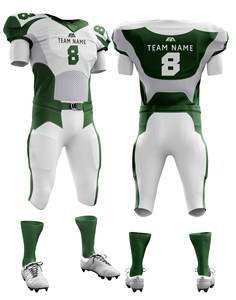 Uniformes de fútbol americano con logotipo personalizado para hombre, aparejos TWILL, pantalón acolchado, sublimación, ropa deportiva, camisetas, número de fabricación americana - Product Image 4