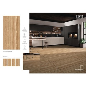 Zeenith กระเบื้องปูพื้นพอร์ซเลนแบบเต็มตัวเคลือบเงา1200x600มม. สีเทา - Product Image 2