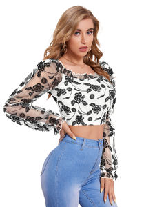 Élégant Dames Indien Western Mode Tops À La Mode En Tricot Respirant pour Adultes Femmes Filles Style D'exportation Formelle - Product Image 2