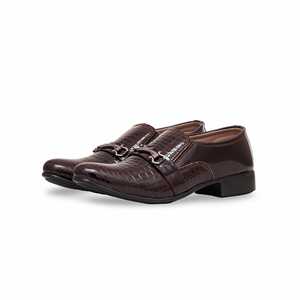 Mocassin formel café pour garçons - Product Image 3