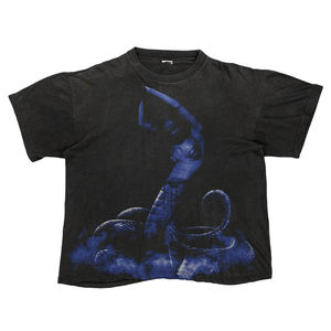 T-shirt Boxy pour hommes Vente en gros Impression personnalisée Col rond Graphique T-shirts pour hommes T-shirts graphiques lourds 280 Gsm T-shirt court - Product Image 5