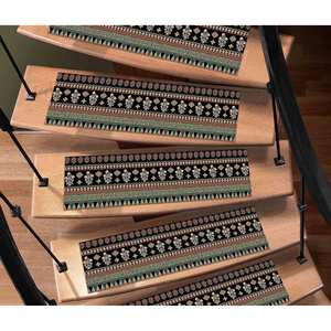 Tapis imprimé à motif Navajo, design ethnique Kilim, tapis d'escalier moderne, lavable en machine, Goblen - Product Image 1