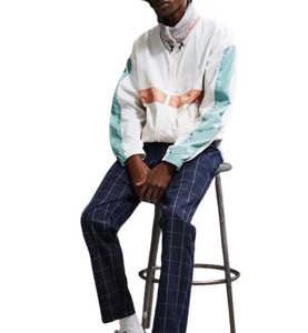 Chaqueta Cortavientos Unisex, Estilo Casual, con Cremallera, 100% Poliéster/Nailon, Impermeable, Diseño Moderno, Talla Grande - Product Image 6