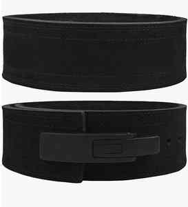 High Quality Leather Customized <b>Weightlifting</b> Fitness <b>Belt</b> with Heavy Duty <b>Lever</b> Gym Waist Trainer Buckle Style Weightlifters - Product Image 2