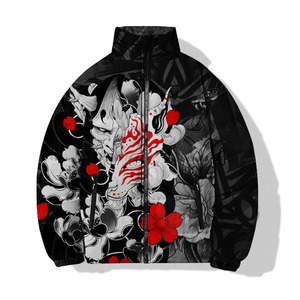 Nouvelle veste d'hiver pour hommes sublimation 3D personnalisée OEM vente en gros veste à glissière pour hommes fabricant de veste bouffante tendance - Product Image 3
