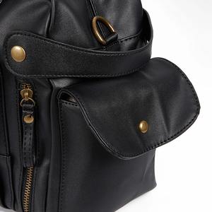Sac de voyage rétro pour homme de haute qualité, sac de sport, sac à bandoulière, sac à main, fermeture éclair, cuir véritable, imperméable, grand sac messager - Product Image 5