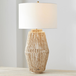 โคมไฟตั้งโต๊ะสานจากหญ้าทะเล ราคาถูก ผลิตภัณฑ์ยอดนิยม ขายส่ง ผลิตในเวียดนาม - Product Image 1