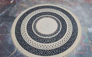 Tapis et carpettes tressés imprimés en jute fabriqués à la machine - Écologiques et adaptés aux animaux domestiques - Product Image 3