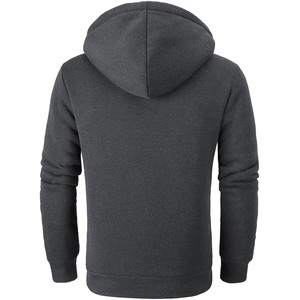 เสื้อสเวตเตอร์มีฮู้ดผ้าฝ้ายผสมขนแกะมีฮู้ดแบบพอดีตัวเสื้อฮู้ดของผู้ชายมีกระเป๋าผ้าถักพิมพ์ลายธรรมดา - Product Image 6