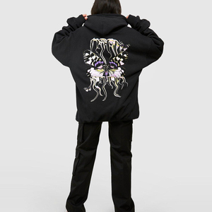 El mejor estilo de ropa de calle nueva moda sudaderas con capucha estampadas para mujer/sudaderas con capucha impresas digitales personalizadas transpirables al por mayor - Product Image 3