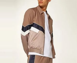 Vêtement de sport d'hiver pour homme, streetwear, respirant, imprimé, coupe-vent, de haute qualité, à capuche, vente en gros, marque privée, jogging - Product Image 6