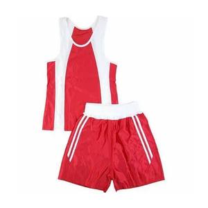 Chaleco de boxeo y kit corto Uniforme de boxeo 100% Uniformes de poliéster Uniforme de boxeo unisex a la venta 2024 - Product Image 4