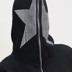 เสื้อฮู้ดผู้ชายซิปเต็มมีฮู้ดโลโก้กำหนดเอง - Product Image 6