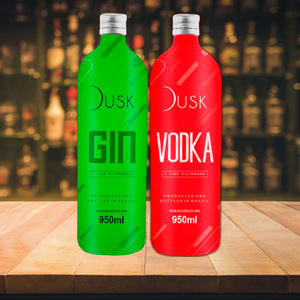 Gin Distillé Premium de Haute Qualité Dusk 5x Filtré 950ml 40% ABV Saveurs Botaniques Riches Parfum Floral Vente en Gros Bouteille en Verre - Product Image 3